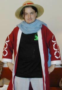 Matt sporting the Alabaster Luffy coat